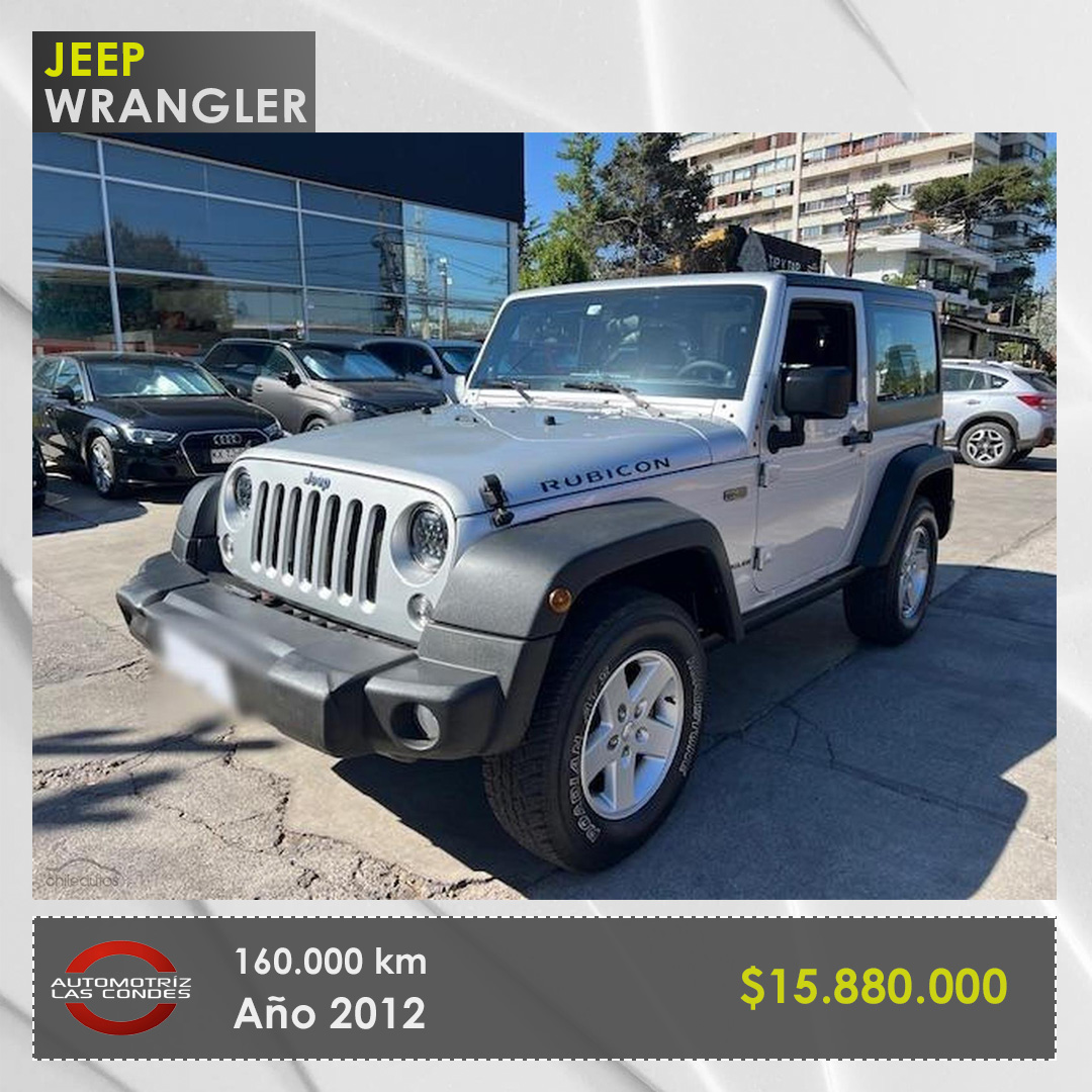 JEEP WRANGLER SPORT 2012 ▶︎$15.880.000