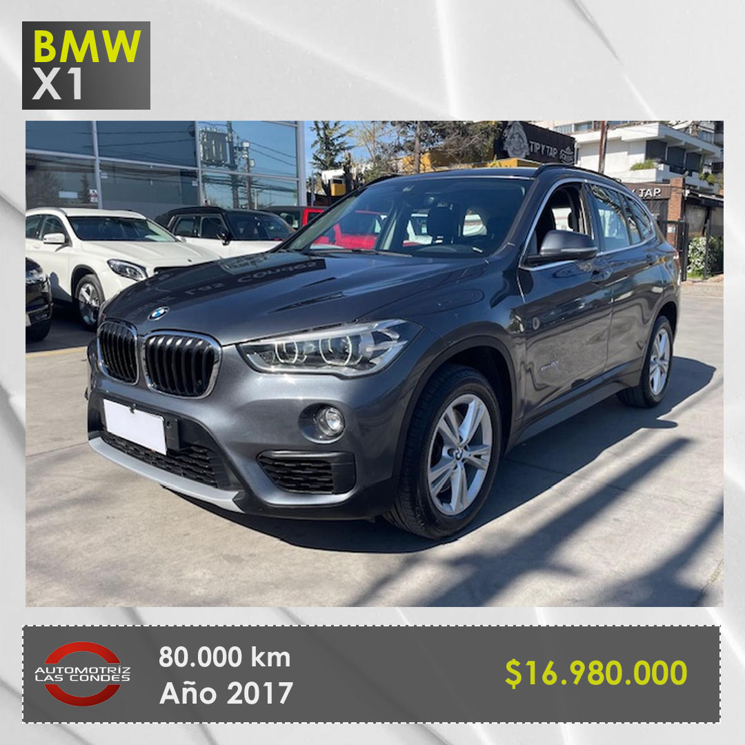BMW X1 AÑO 2017 ▶︎$16.980.000