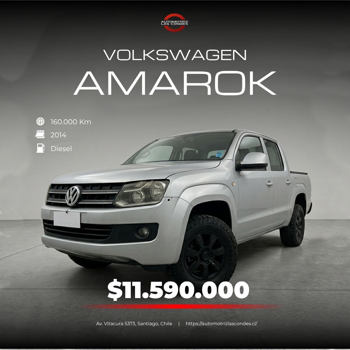 VOLKSWAGEN AMAROK 2014 ▶︎$11.590.000