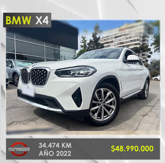 BMW X4 2022 ▶︎$48.990.000
